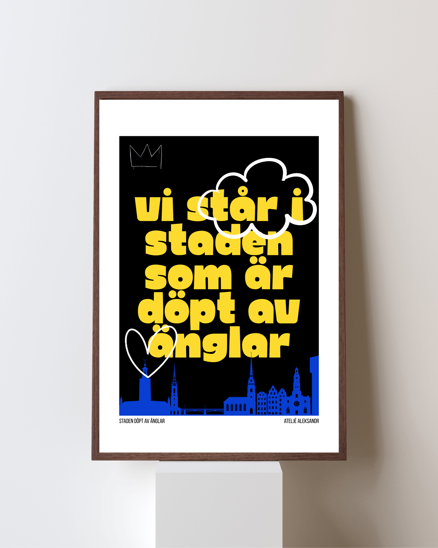 ”Staden döpt av änglar” Poster